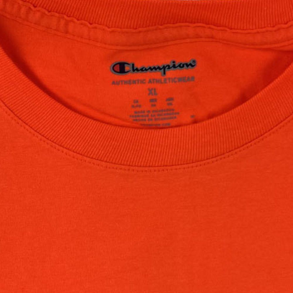 New Champion Men US S, XL Orange T-Shirt NHL Philadelphia Flyers Crewneck Tee  - Picture 11 of 11